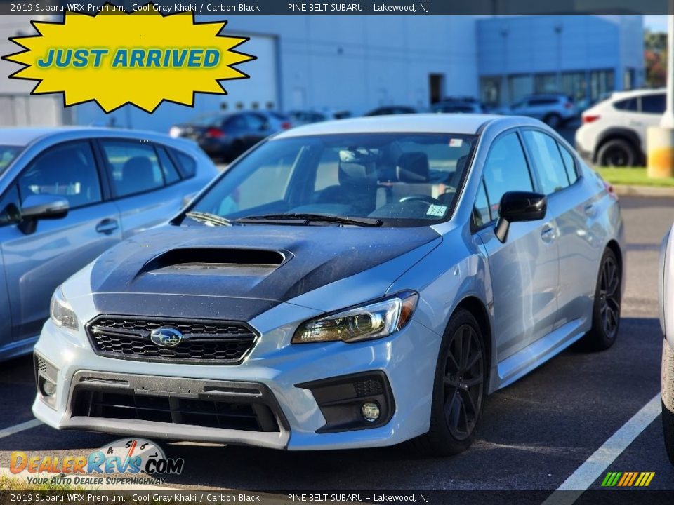 2019 Subaru WRX Premium Cool Gray Khaki / Carbon Black Photo #1