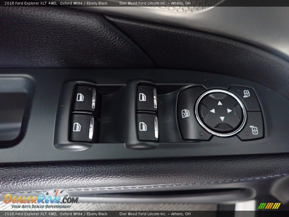 2018 Ford Explorer XLT 4WD Oxford White / Ebony Black Photo #19