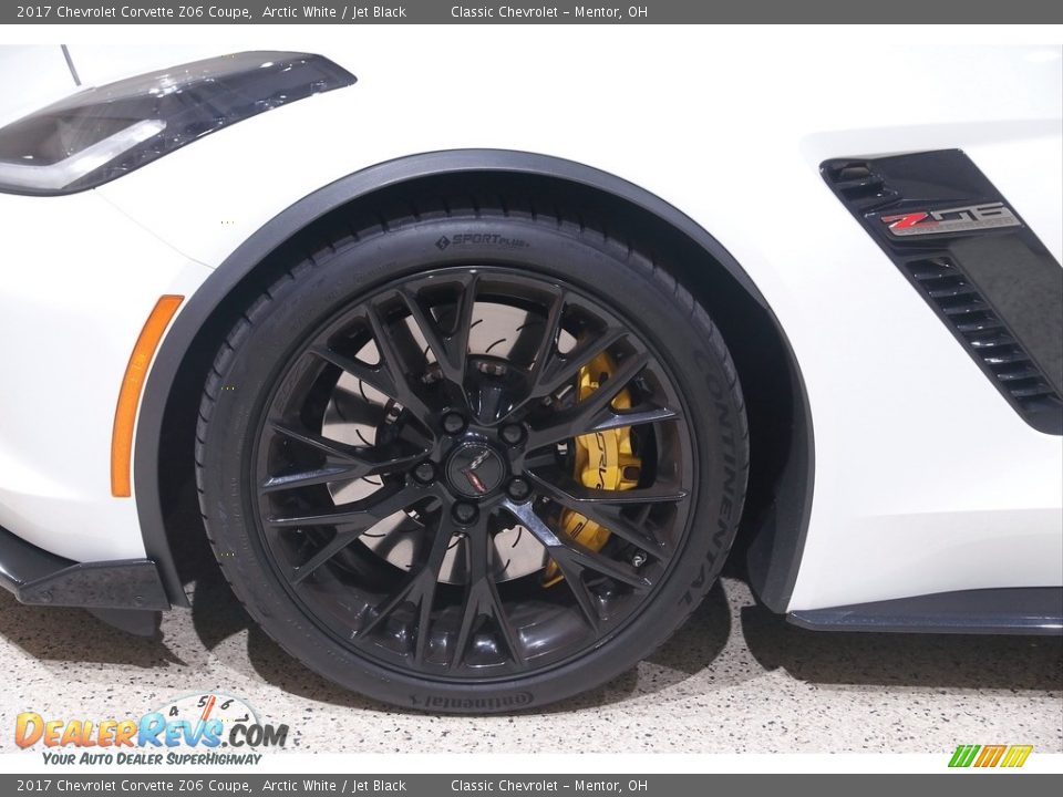 2017 Chevrolet Corvette Z06 Coupe Arctic White / Jet Black Photo #24