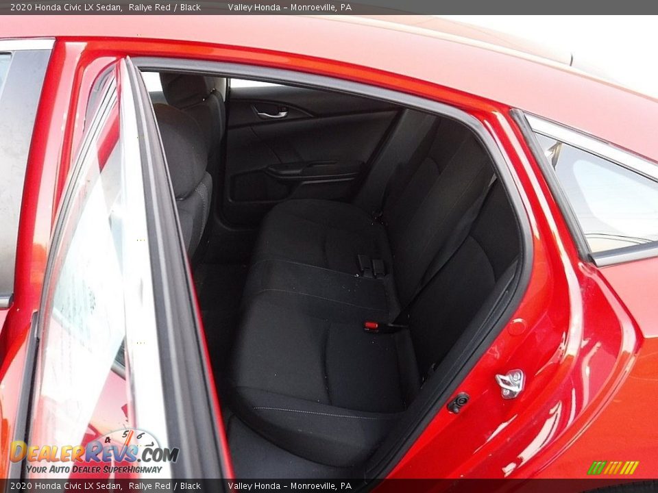 2020 Honda Civic LX Sedan Rallye Red / Black Photo #21