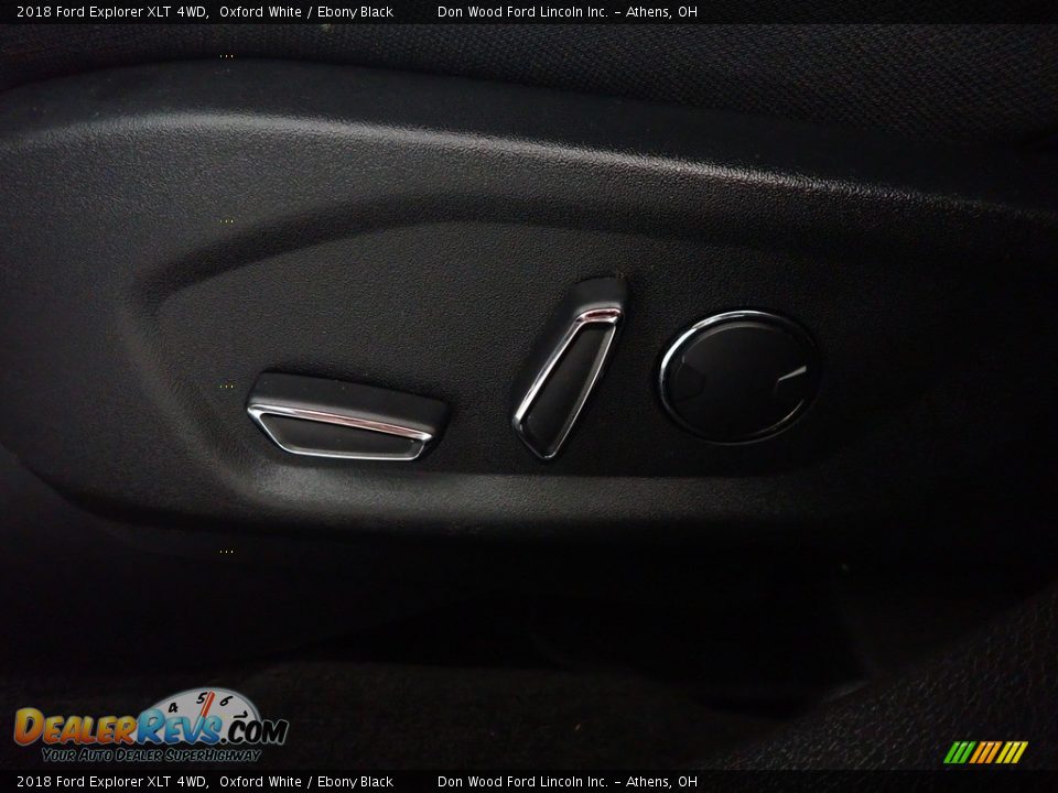 2018 Ford Explorer XLT 4WD Oxford White / Ebony Black Photo #21