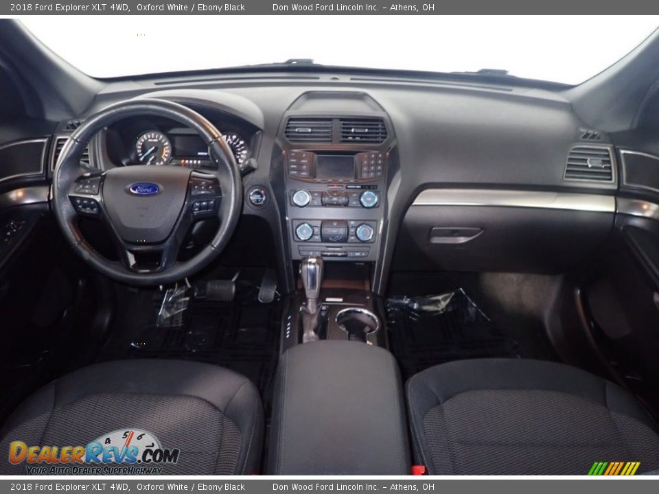 2018 Ford Explorer XLT 4WD Oxford White / Ebony Black Photo #22