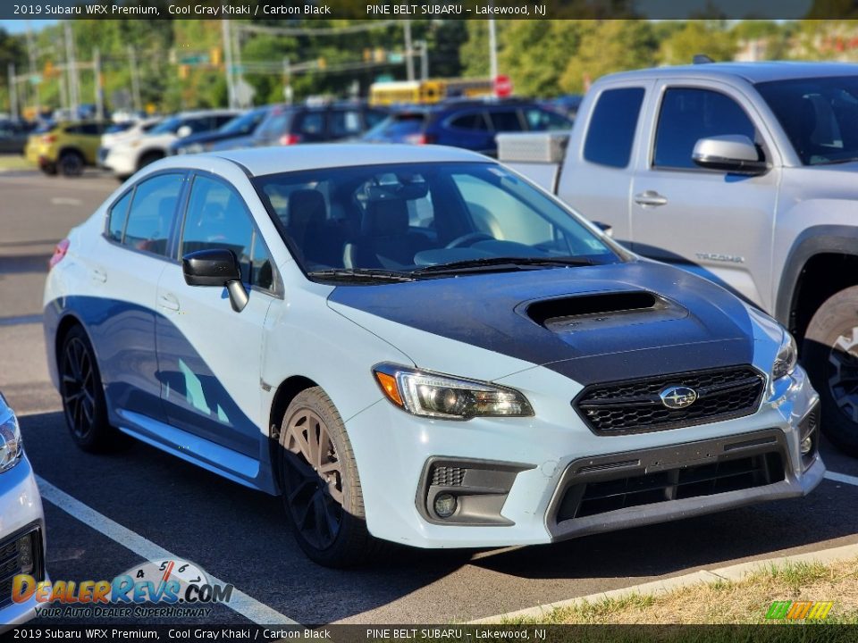 2019 Subaru WRX Premium Cool Gray Khaki / Carbon Black Photo #4