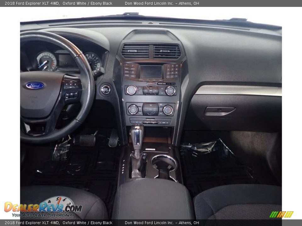 2018 Ford Explorer XLT 4WD Oxford White / Ebony Black Photo #23