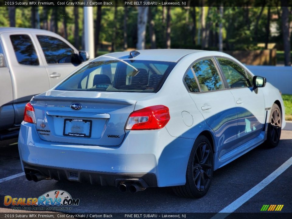 2019 Subaru WRX Premium Cool Gray Khaki / Carbon Black Photo #5