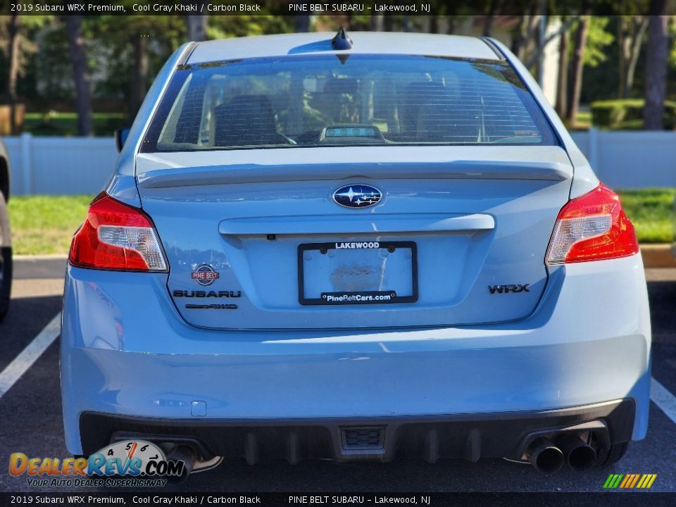 2019 Subaru WRX Premium Cool Gray Khaki / Carbon Black Photo #6