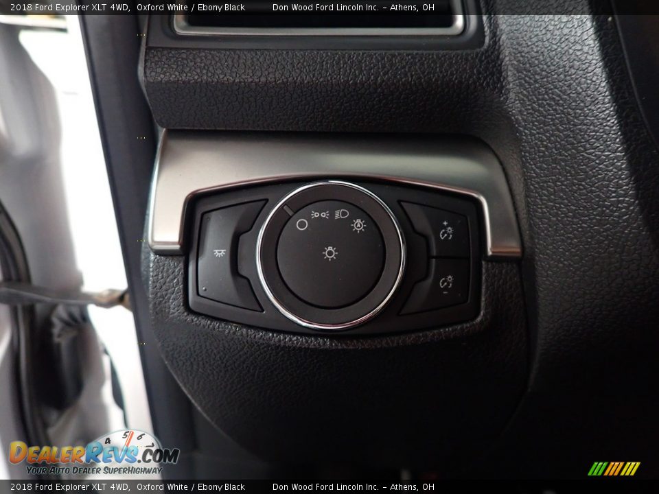 2018 Ford Explorer XLT 4WD Oxford White / Ebony Black Photo #29