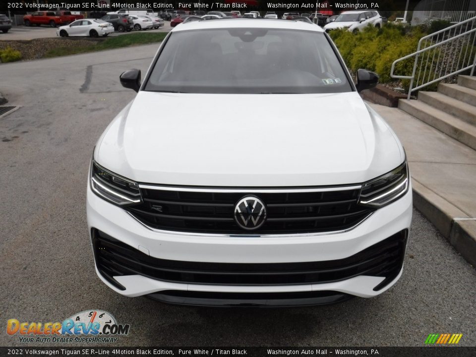 2022 Volkswagen Tiguan SE R-Line 4Motion Black Edition Pure White / Titan Black Photo #11
