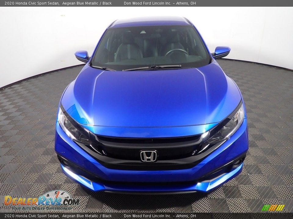 2020 Honda Civic Sport Sedan Aegean Blue Metallic / Black Photo #5