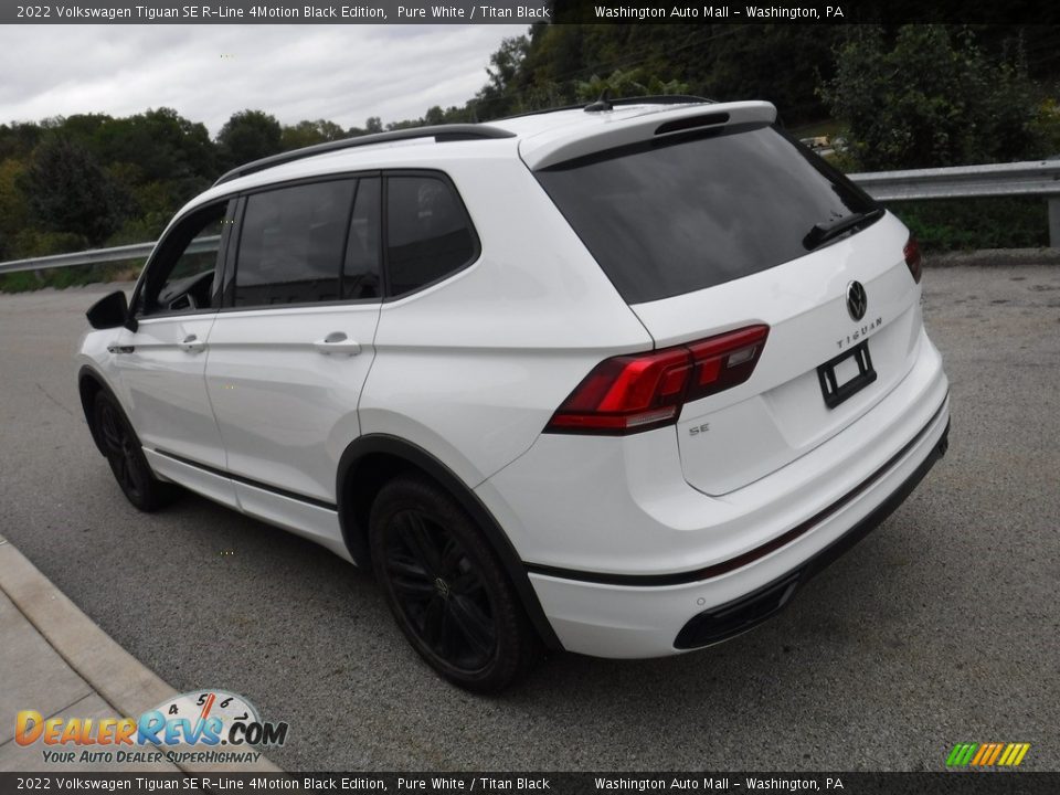 2022 Volkswagen Tiguan SE R-Line 4Motion Black Edition Pure White / Titan Black Photo #14