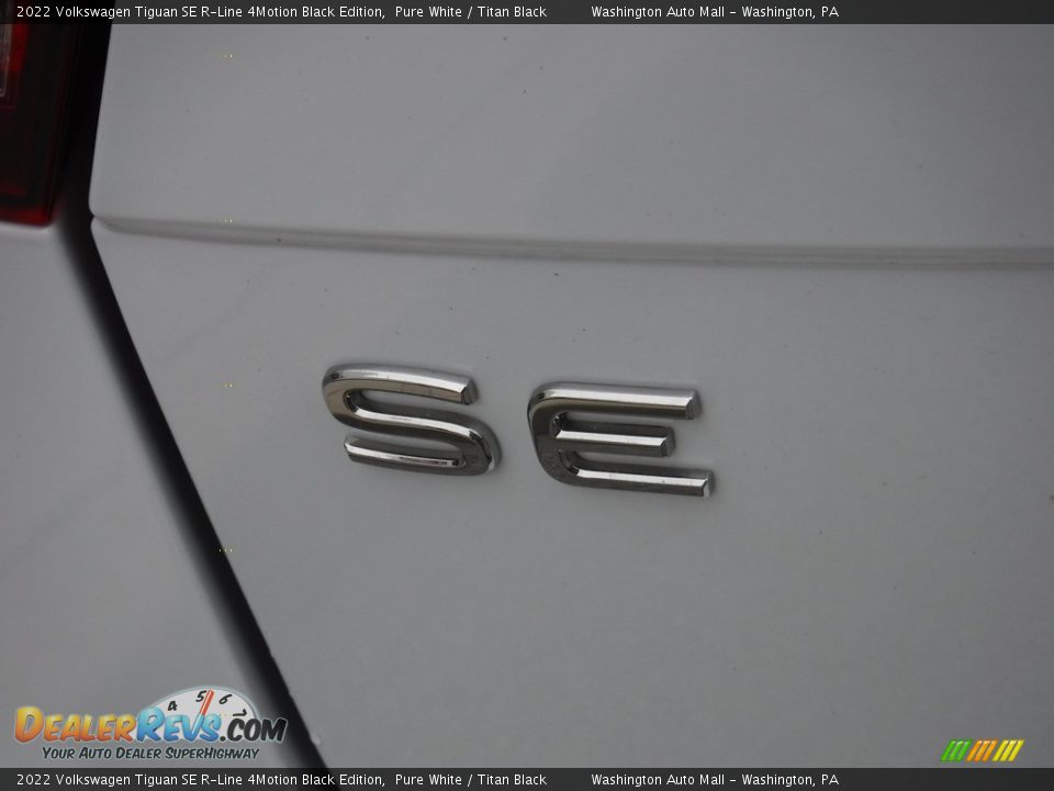2022 Volkswagen Tiguan SE R-Line 4Motion Black Edition Pure White / Titan Black Photo #15