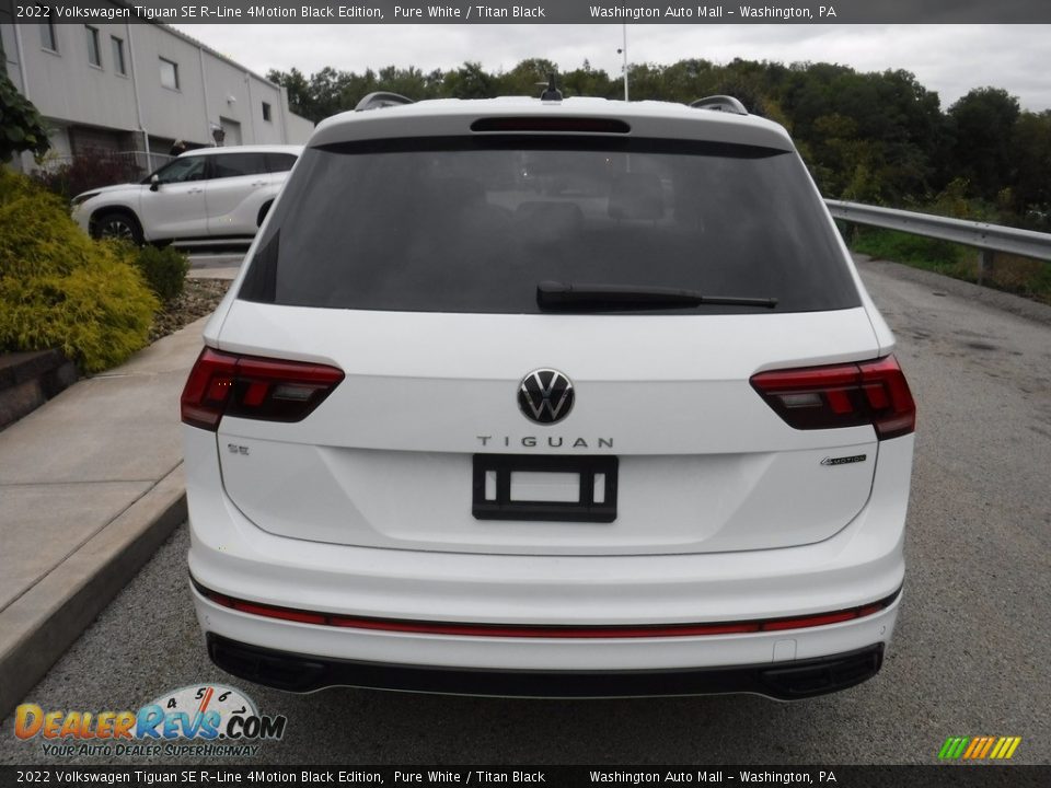 2022 Volkswagen Tiguan SE R-Line 4Motion Black Edition Pure White / Titan Black Photo #16