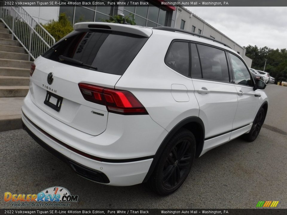2022 Volkswagen Tiguan SE R-Line 4Motion Black Edition Pure White / Titan Black Photo #17