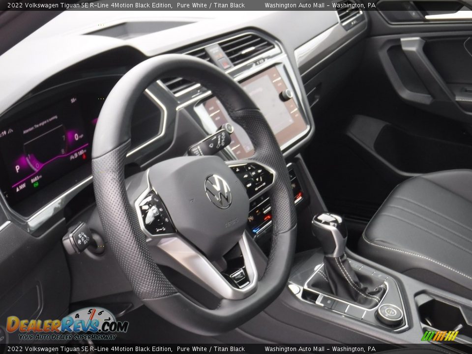 2022 Volkswagen Tiguan SE R-Line 4Motion Black Edition Steering Wheel Photo #21