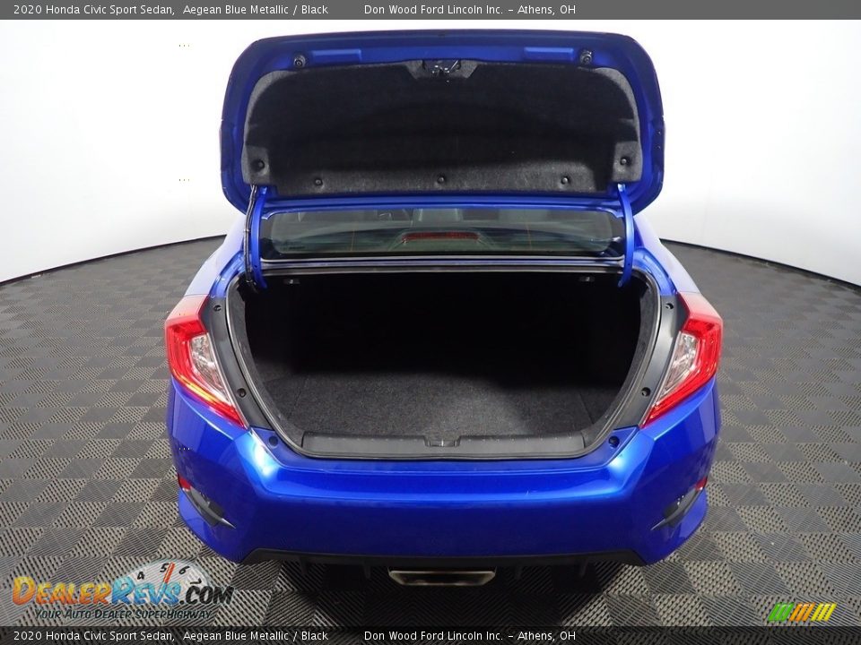 2020 Honda Civic Sport Sedan Aegean Blue Metallic / Black Photo #14