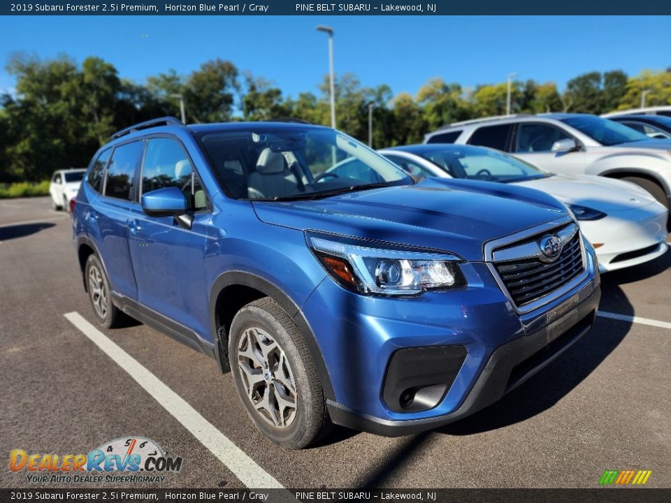 2019 Subaru Forester 2.5i Premium Horizon Blue Pearl / Gray Photo #3
