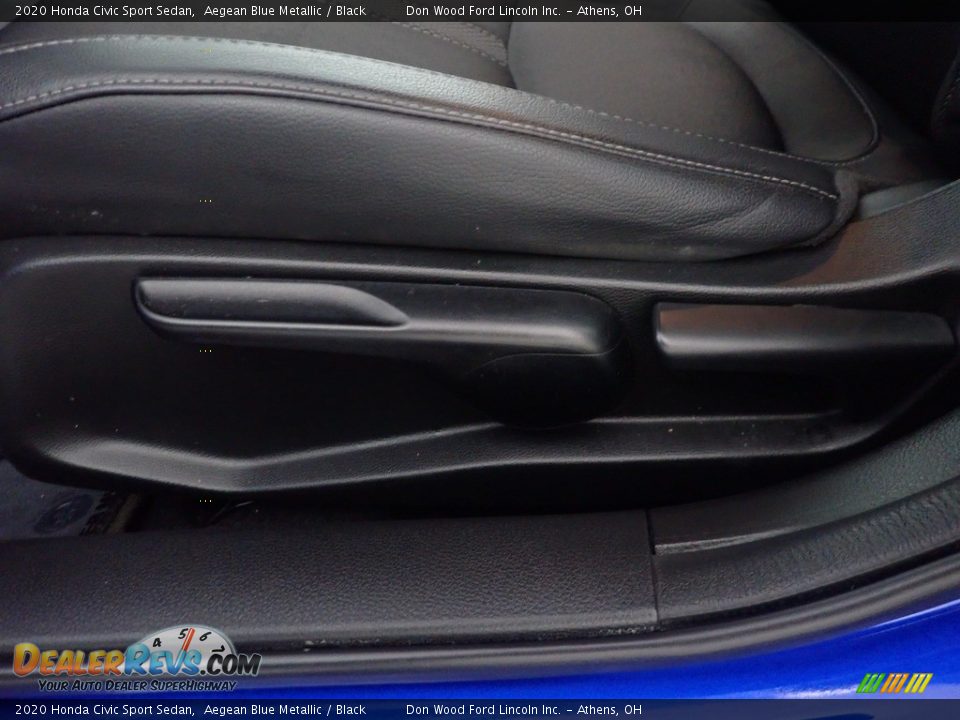 2020 Honda Civic Sport Sedan Aegean Blue Metallic / Black Photo #21