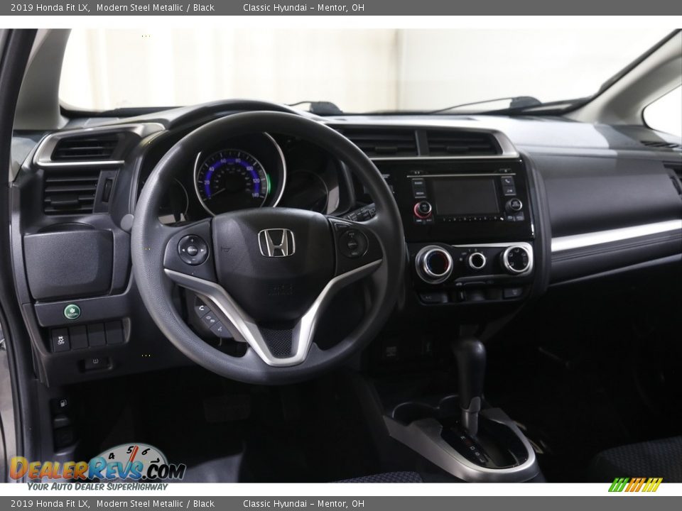 2019 Honda Fit LX Modern Steel Metallic / Black Photo #6
