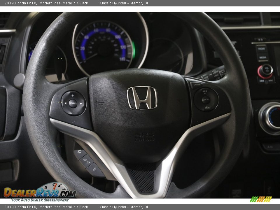 2019 Honda Fit LX Modern Steel Metallic / Black Photo #7