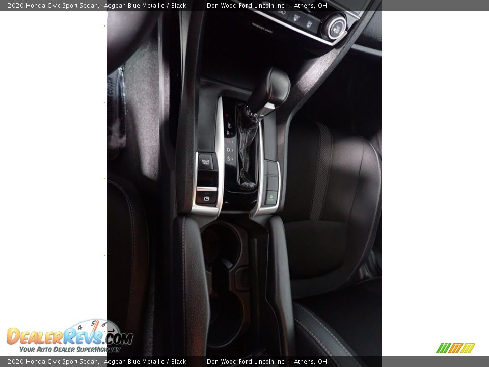 2020 Honda Civic Sport Sedan Aegean Blue Metallic / Black Photo #30