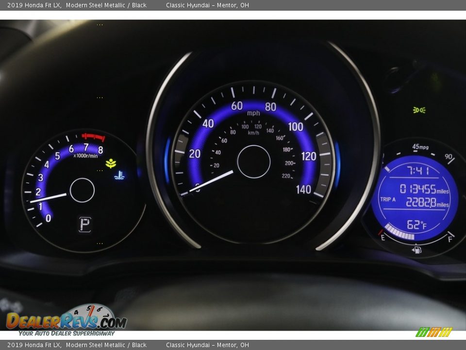 2019 Honda Fit LX Modern Steel Metallic / Black Photo #8