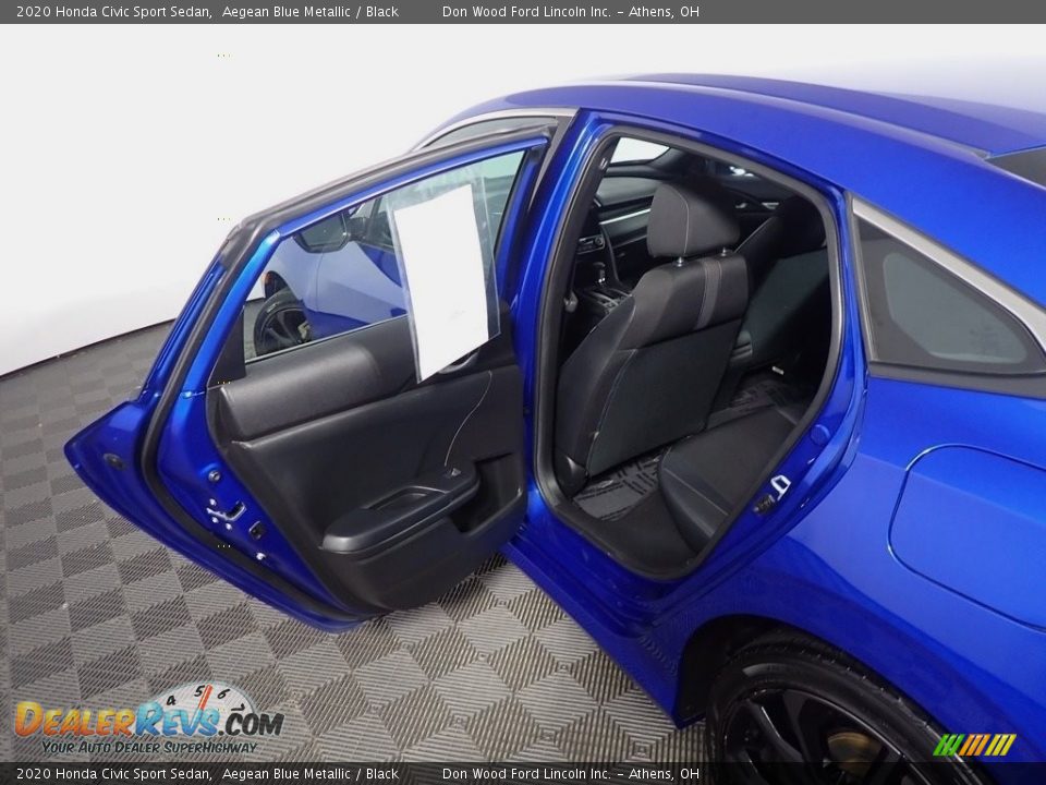 2020 Honda Civic Sport Sedan Aegean Blue Metallic / Black Photo #32