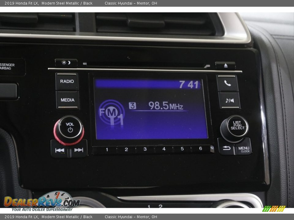 2019 Honda Fit LX Modern Steel Metallic / Black Photo #10