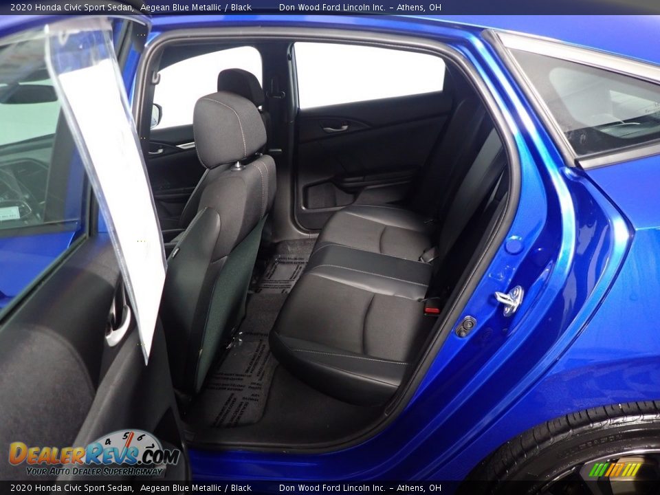 2020 Honda Civic Sport Sedan Aegean Blue Metallic / Black Photo #33