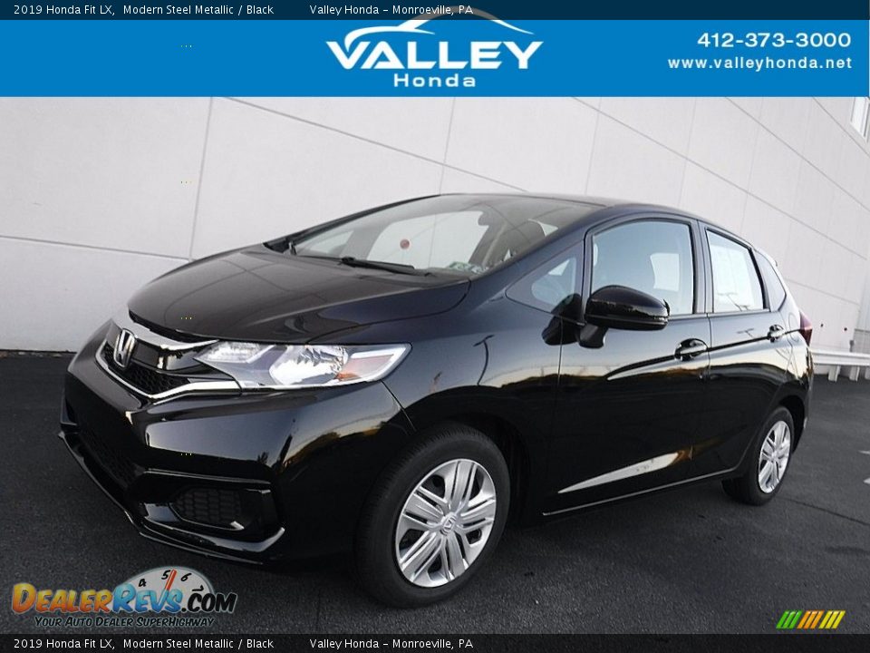 2019 Honda Fit LX Modern Steel Metallic / Black Photo #1