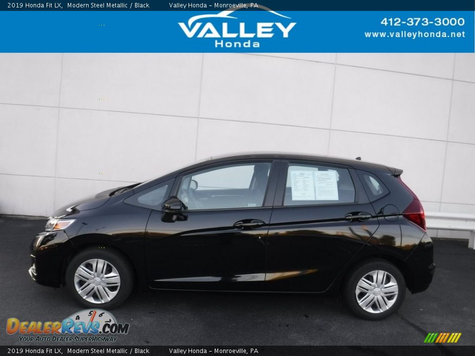 2019 Honda Fit LX Modern Steel Metallic / Black Photo #2