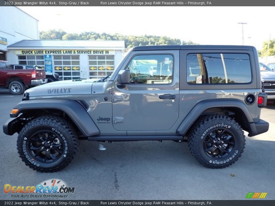 2022 Jeep Wrangler Willys 4x4 Sting-Gray / Black Photo #2