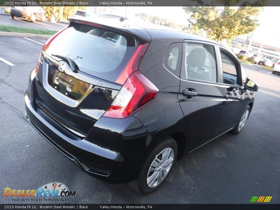 2019 Honda Fit LX Modern Steel Metallic / Black Photo #6