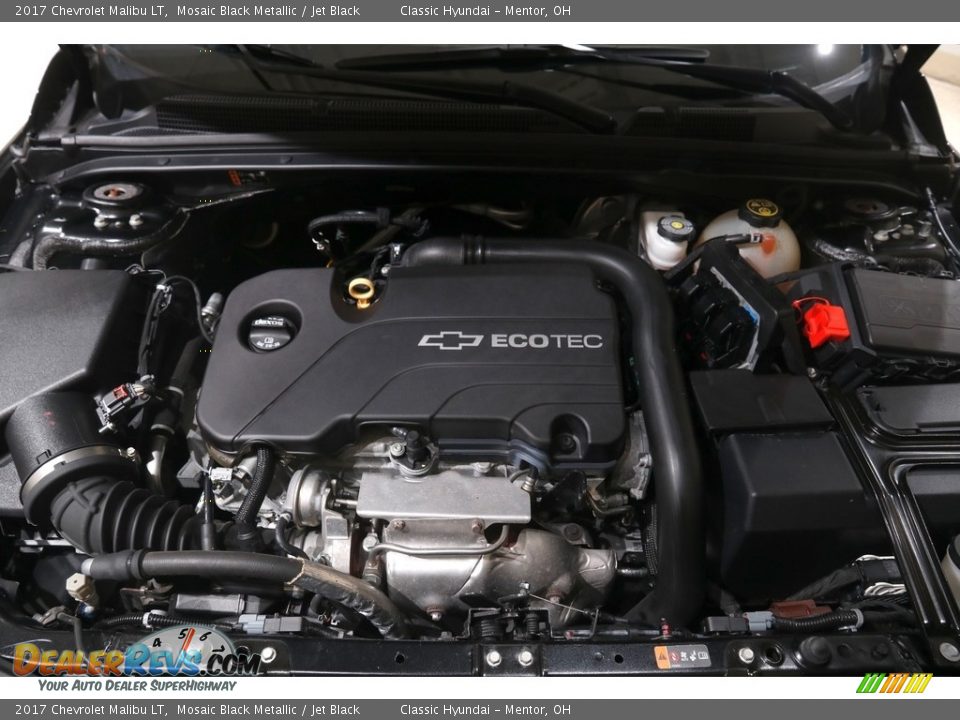2017 Chevrolet Malibu LT Mosaic Black Metallic / Jet Black Photo #18