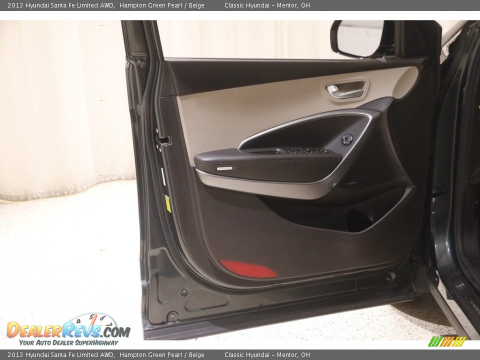 2013 Hyundai Santa Fe Limited AWD Hampton Green Pearl / Beige Photo #4