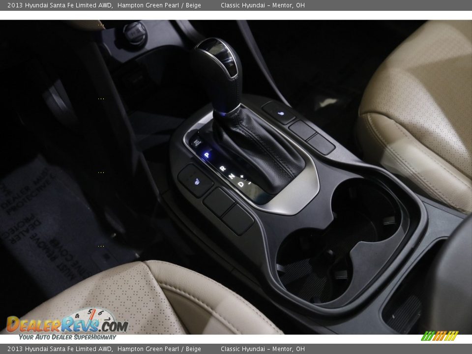 2013 Hyundai Santa Fe Limited AWD Hampton Green Pearl / Beige Photo #14