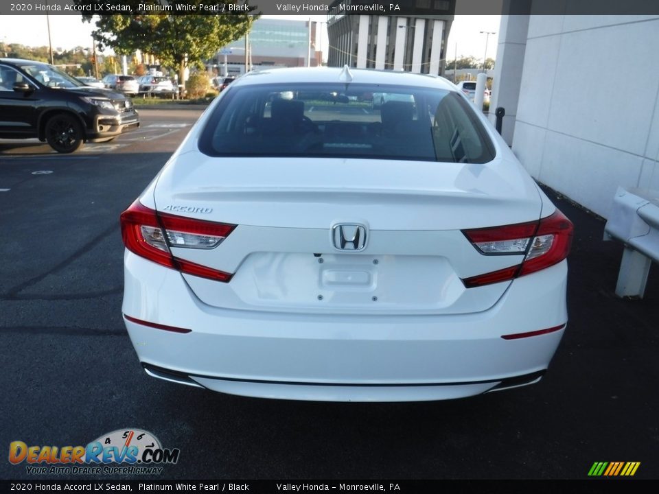 2020 Honda Accord LX Sedan Platinum White Pearl / Black Photo #7