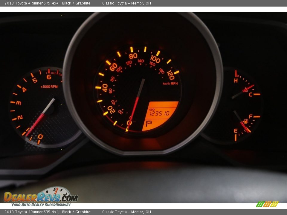 2013 Toyota 4Runner SR5 4x4 Black / Graphite Photo #8