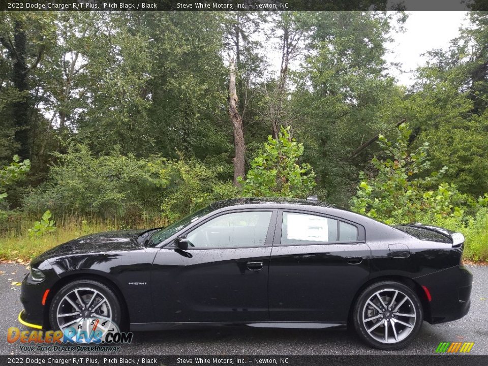 2022 Dodge Charger R/T Plus Pitch Black / Black Photo #1