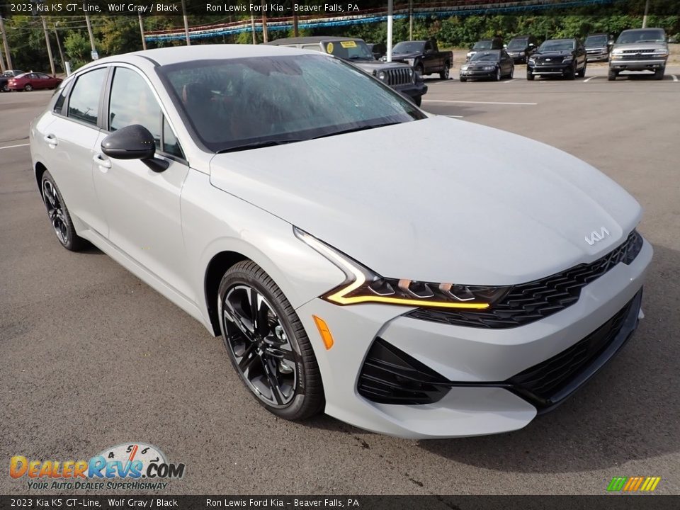2023 Kia K5 GT-Line Wolf Gray / Black Photo #2
