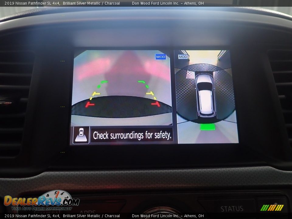 2019 Nissan Pathfinder SL 4x4 Brilliant Silver Metallic / Charcoal Photo #3
