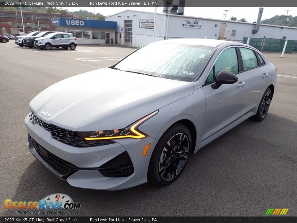 2023 Kia K5 GT-Line Wolf Gray / Black Photo #4