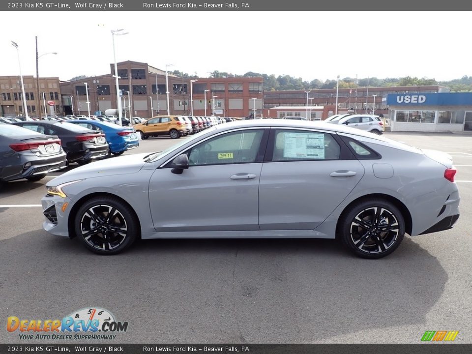 2023 Kia K5 GT-Line Wolf Gray / Black Photo #5