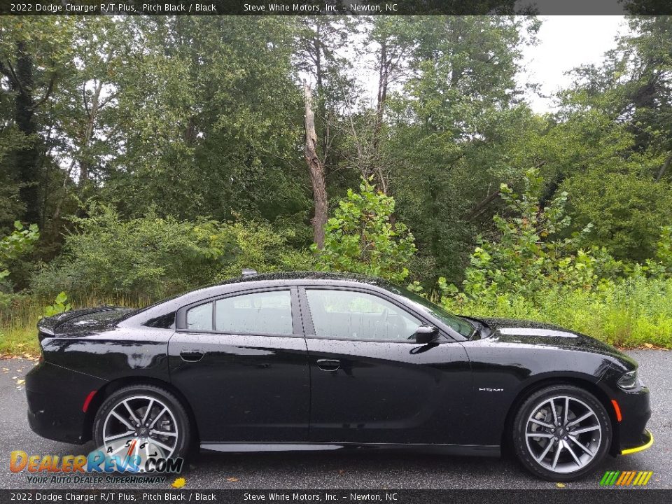 2022 Dodge Charger R/T Plus Pitch Black / Black Photo #5