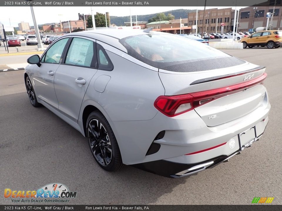 2023 Kia K5 GT-Line Wolf Gray / Black Photo #6