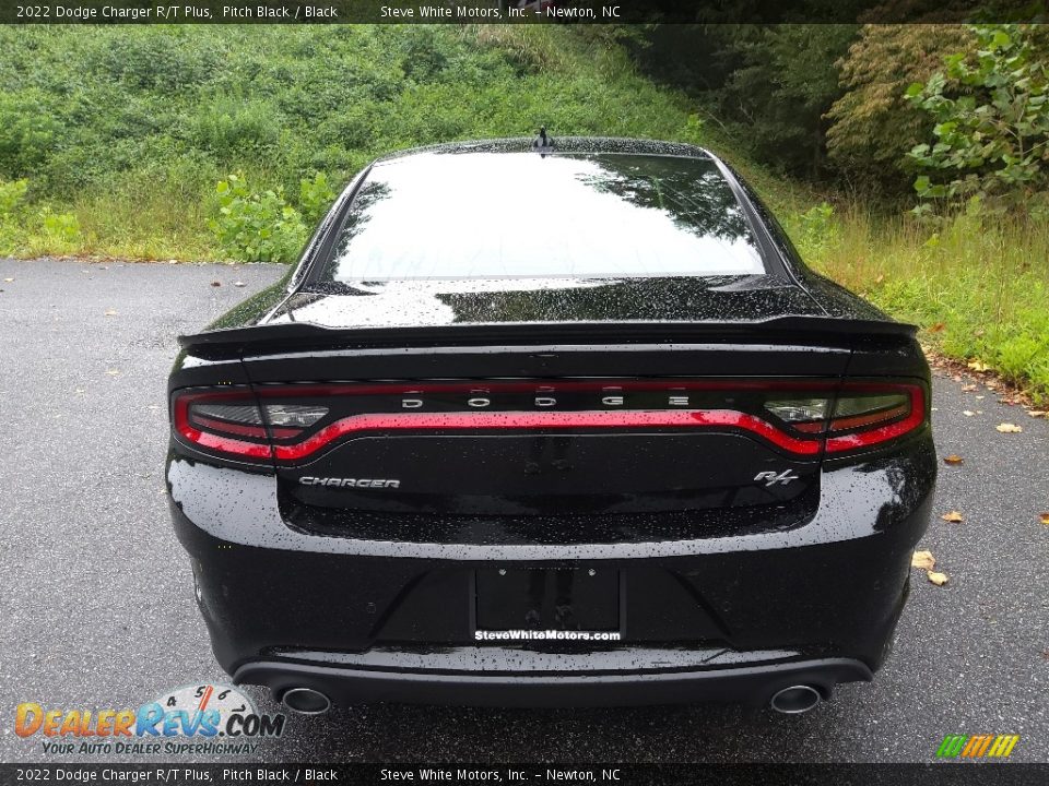 2022 Dodge Charger R/T Plus Pitch Black / Black Photo #7