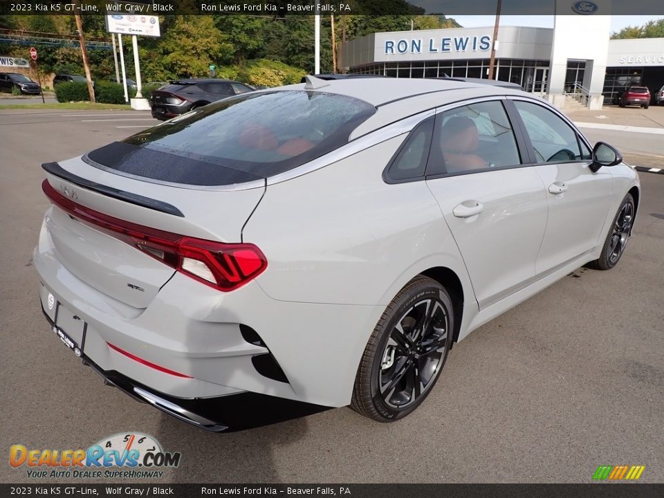 2023 Kia K5 GT-Line Wolf Gray / Black Photo #8