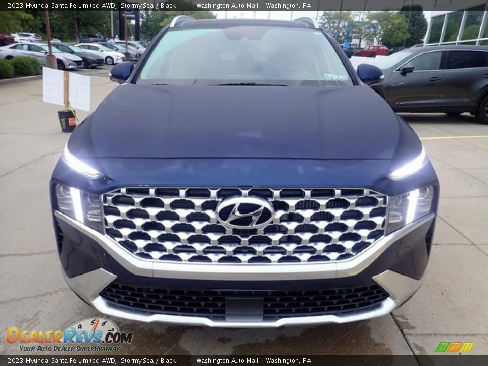 2023 Hyundai Santa Fe Limited AWD Stormy Sea / Black Photo #8