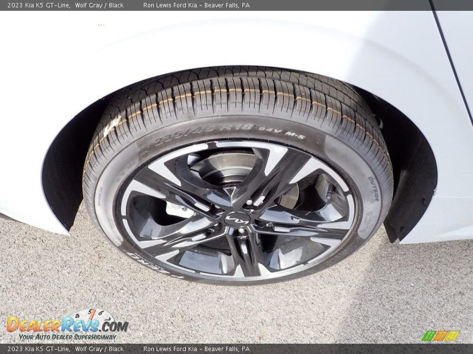 2023 Kia K5 GT-Line Wolf Gray / Black Photo #9