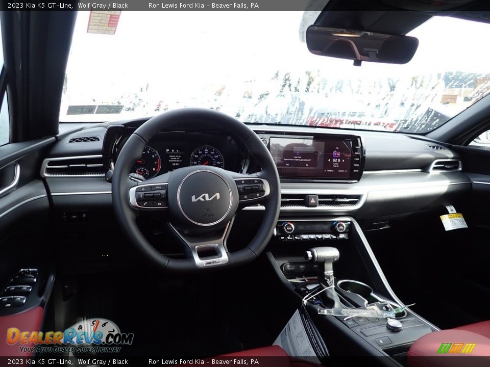 2023 Kia K5 GT-Line Wolf Gray / Black Photo #13