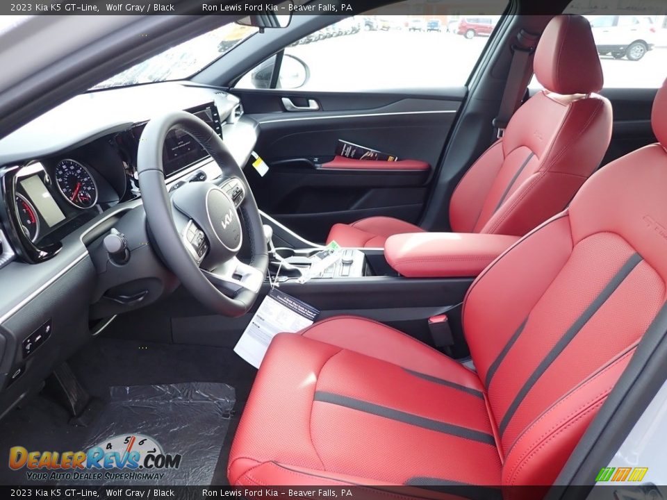 2023 Kia K5 GT-Line Wolf Gray / Black Photo #14